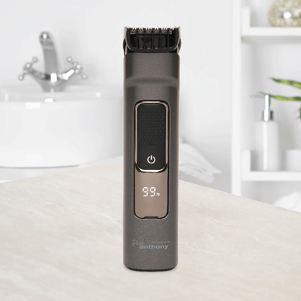 Paul Anthony Pro Series T4 Rechargeable Beard Trimmer with Lithium-Ion Battery Image 2