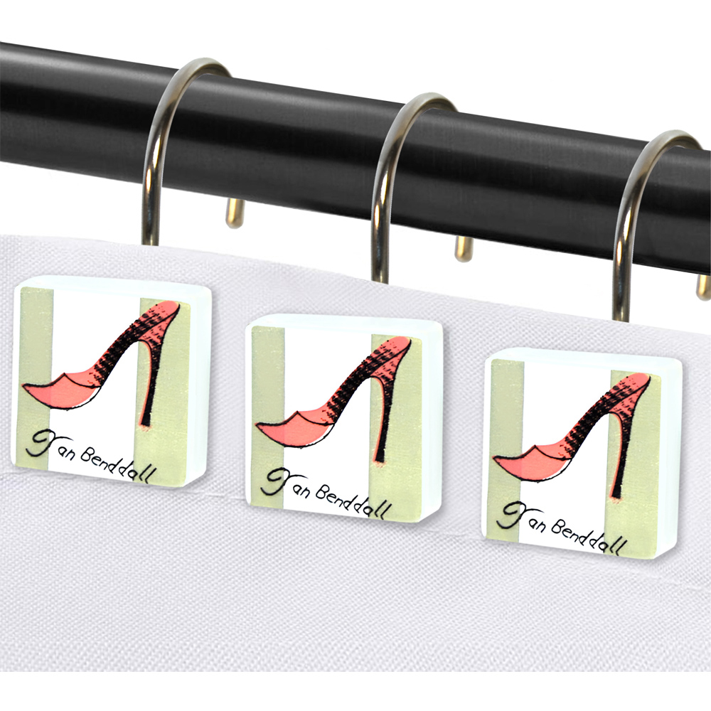 Highlands Homeware Heels Shower Hook 12 Pack Image 3