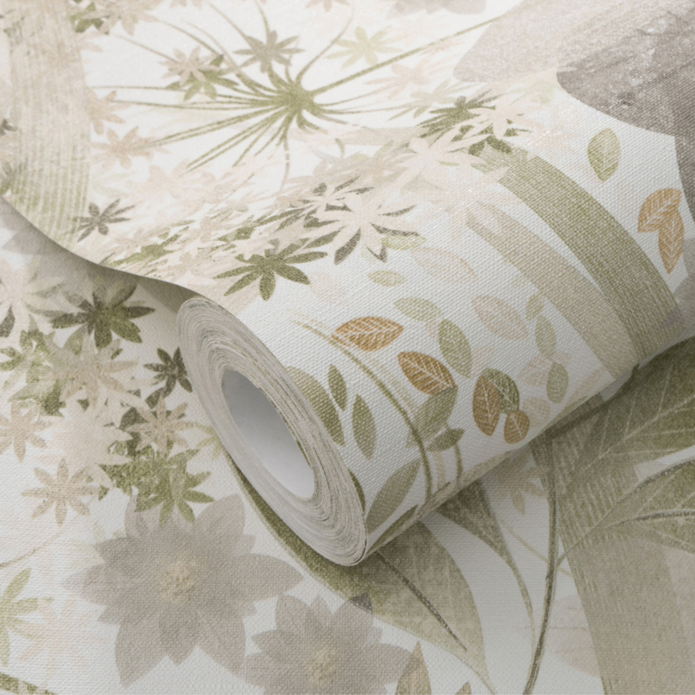 Erismann Secret Grove Green Wallpaper Image 2