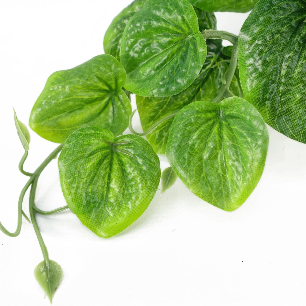 Leaf Green Trailing Pothos Artificial Plant in Pot 35cm Image 2