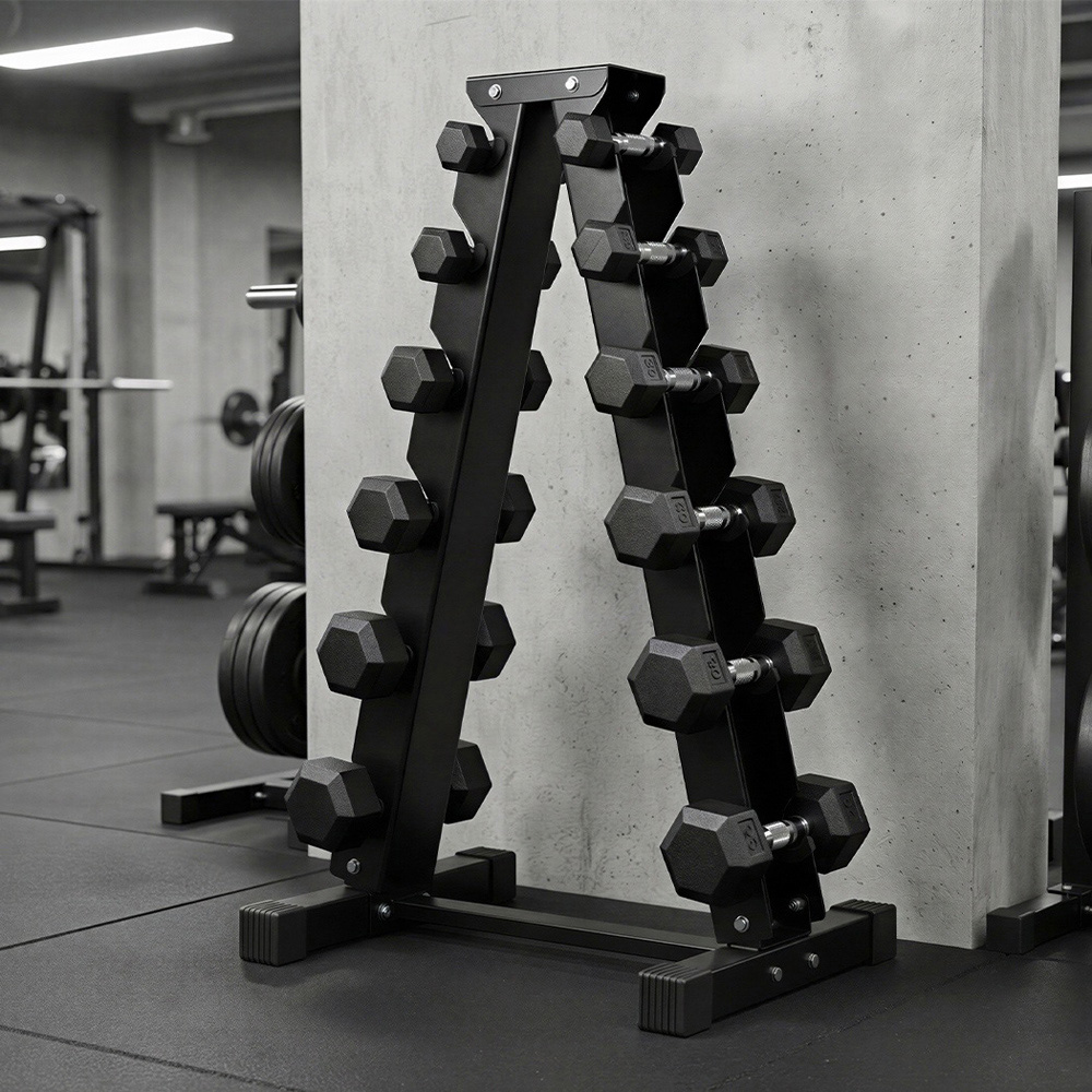 Centra 6-Tier Steel Dumbbell Rack Image 3