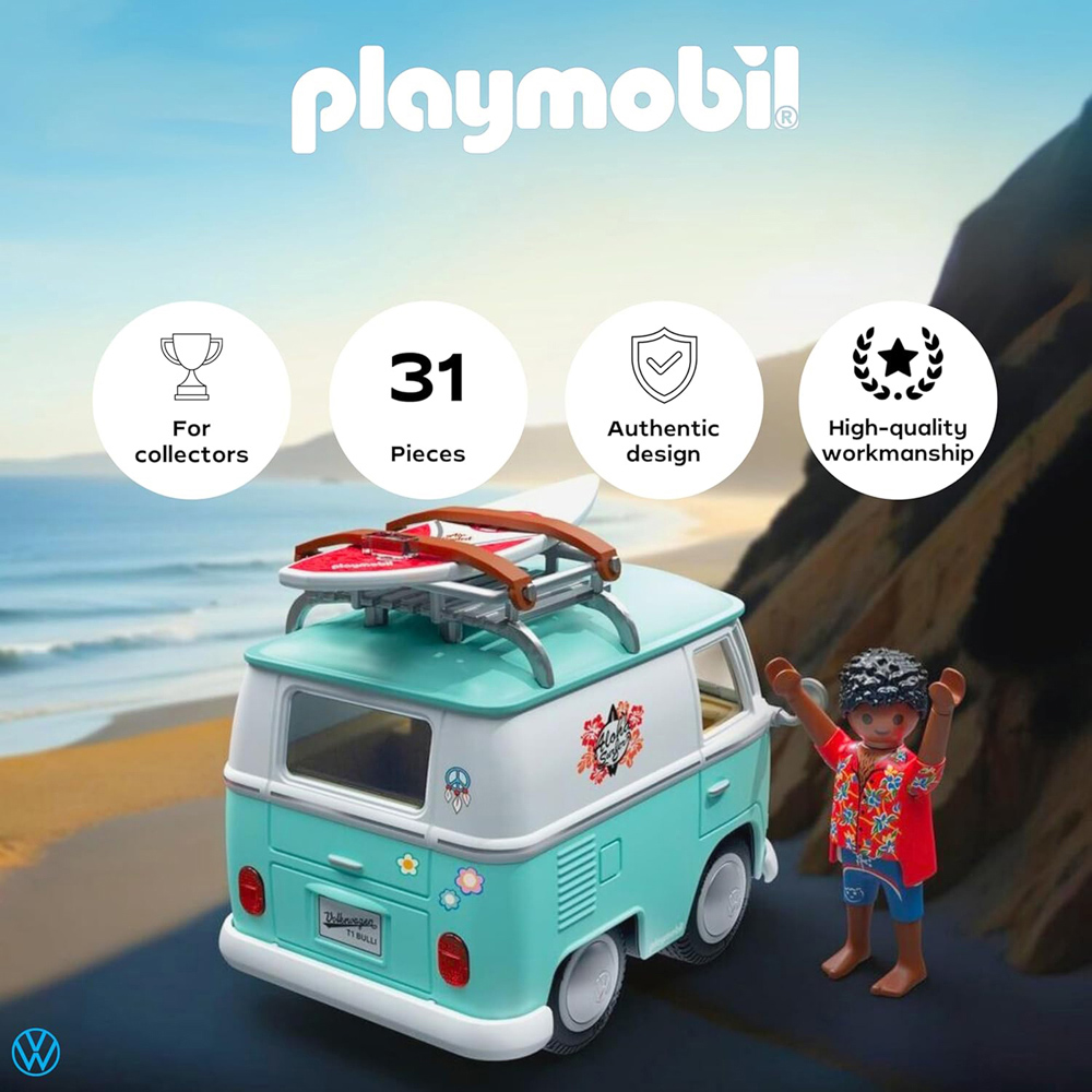 Playmobil x Volkswagen T1 Camper Playset Image 9