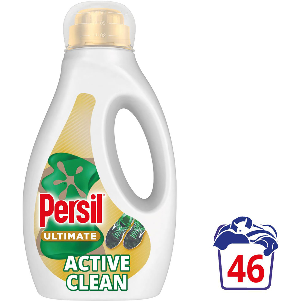Persil Ultimate Active Clean Liquid Detergent 46 Washes 1.242L 4 Pack Image 4