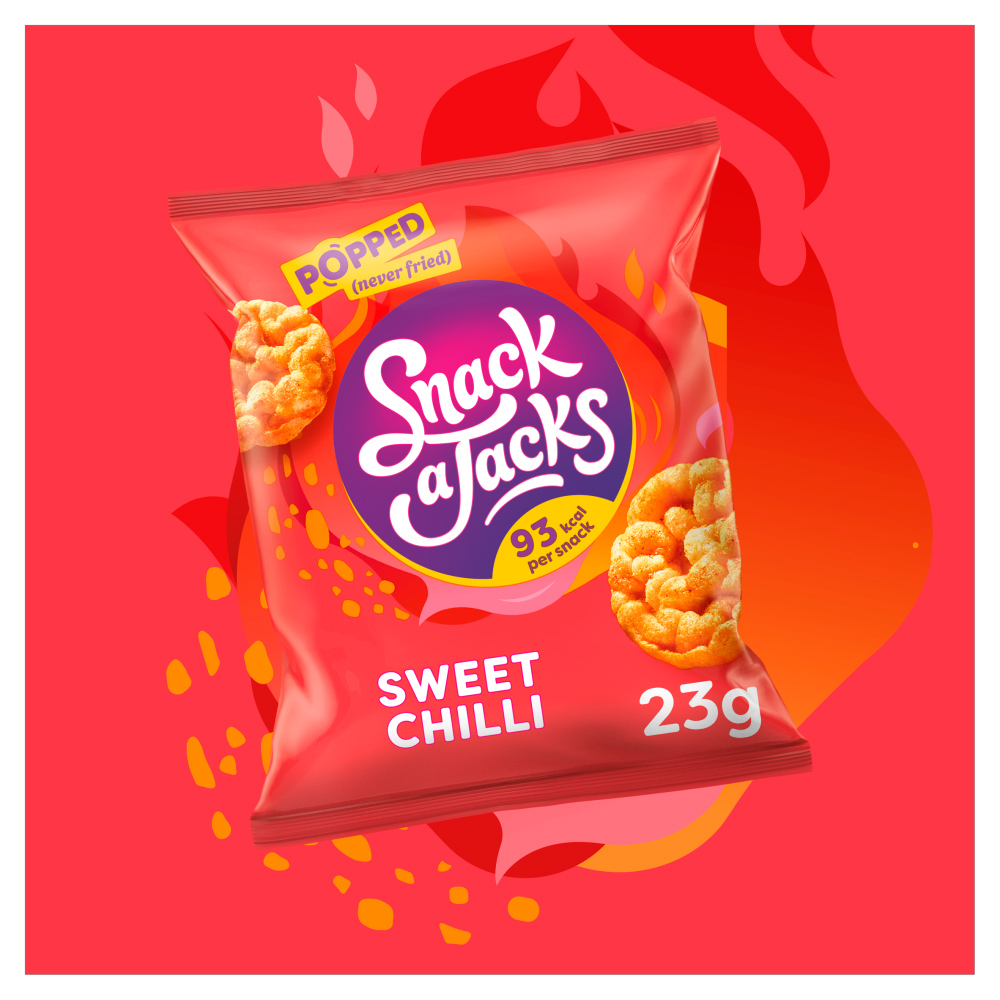 Snack a Jacks Sweet Chilli Rice Cakes Crisps 23g Image 3