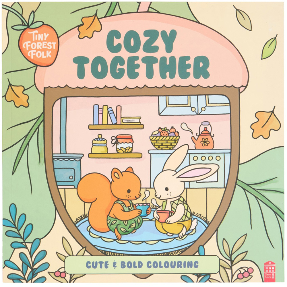 Tiny Forest Folk Cozy Colouring Book Image 4