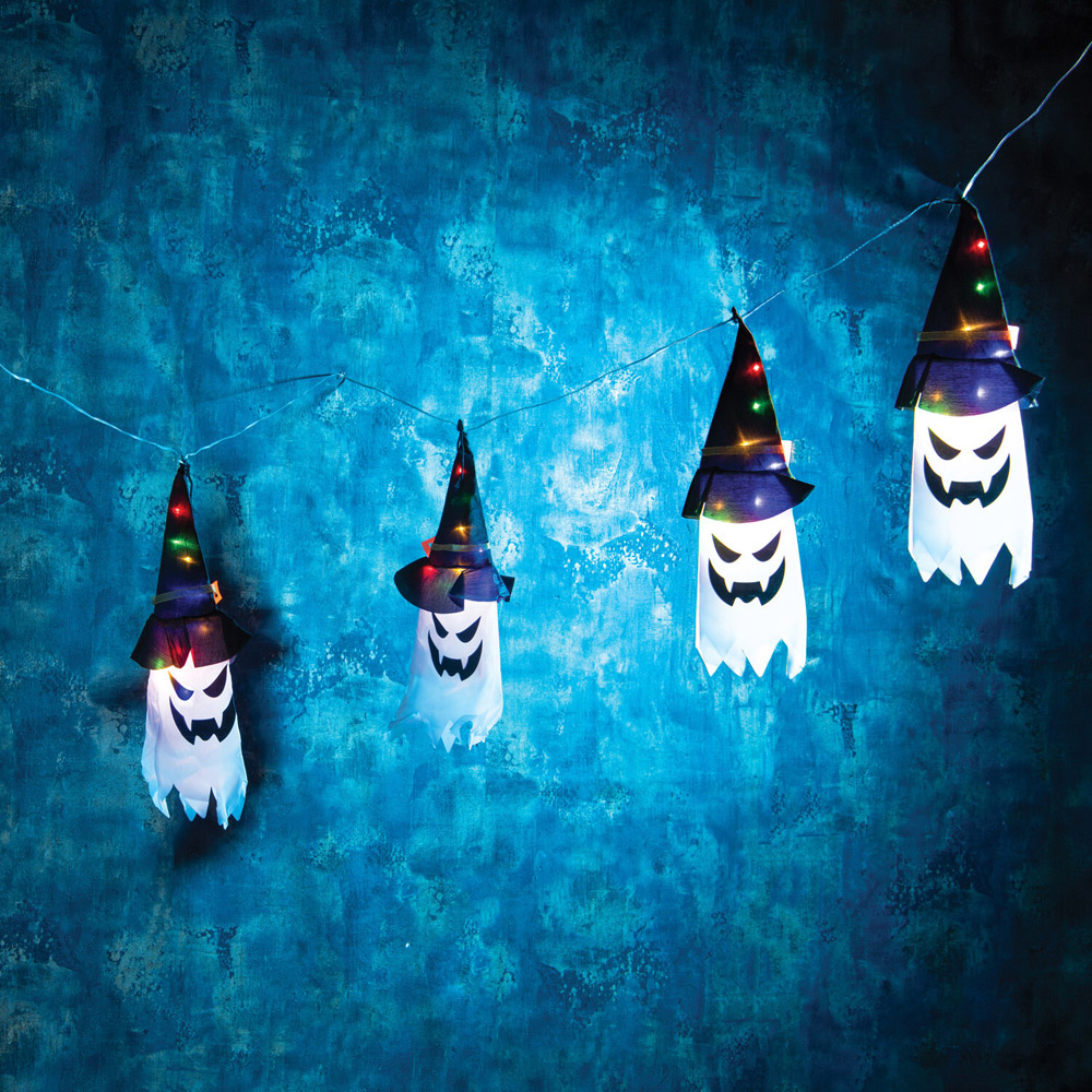 50 LED Ghost String Lights | Wilko