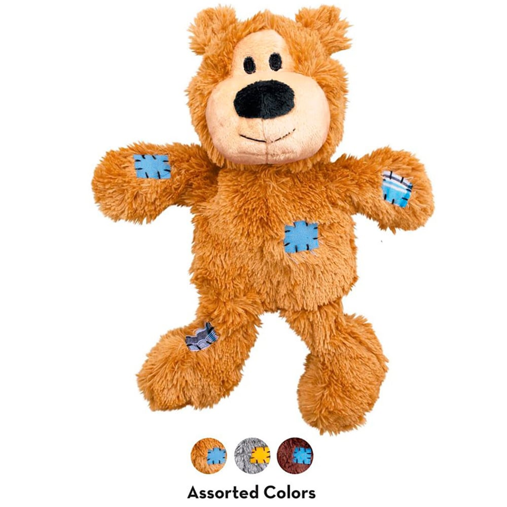 Kong Wild Knots Medium Squeaky Bear Dog Toy Image 3