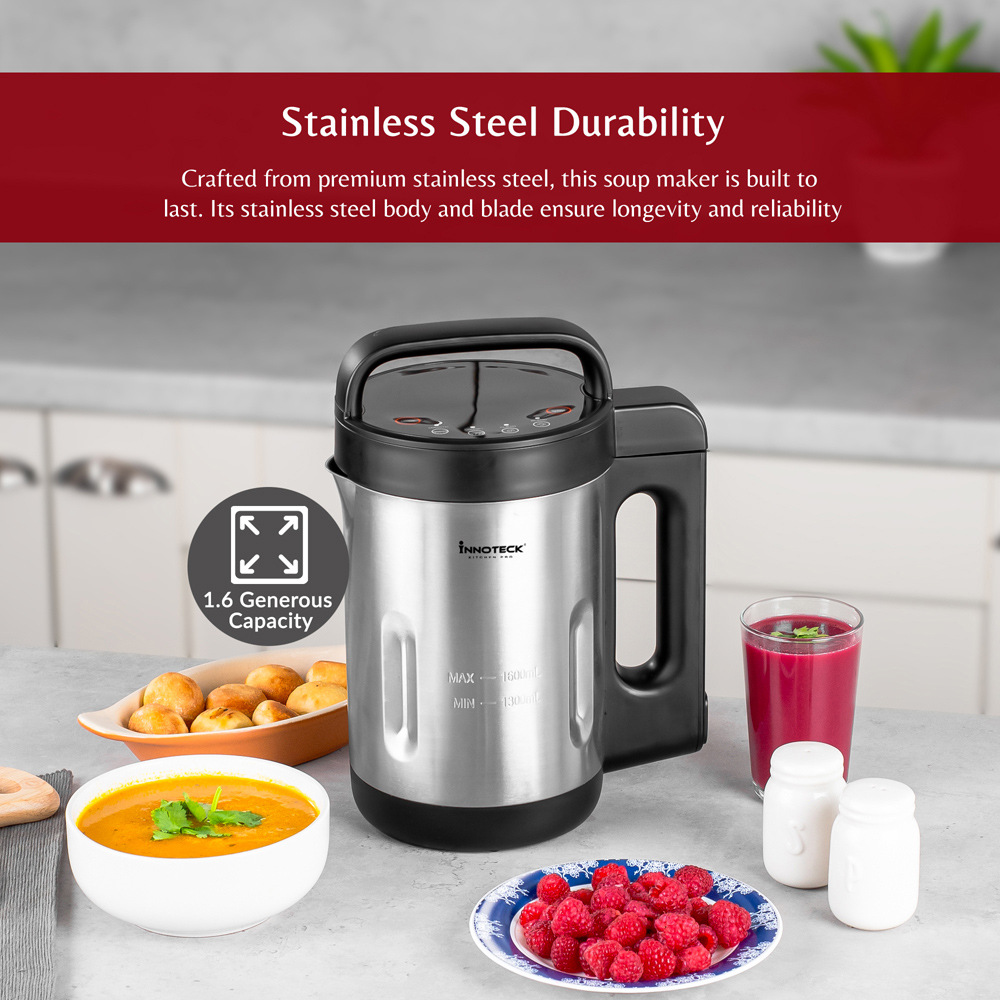 Innoteck Kitchen Pro 1.6L Digital Soup Maker 1000W Image 2