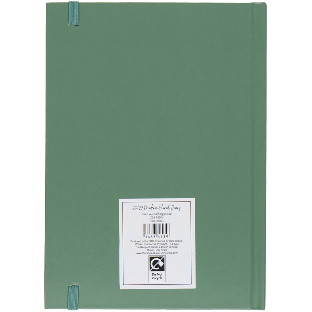 2027 Modern Floral Diary Image 3