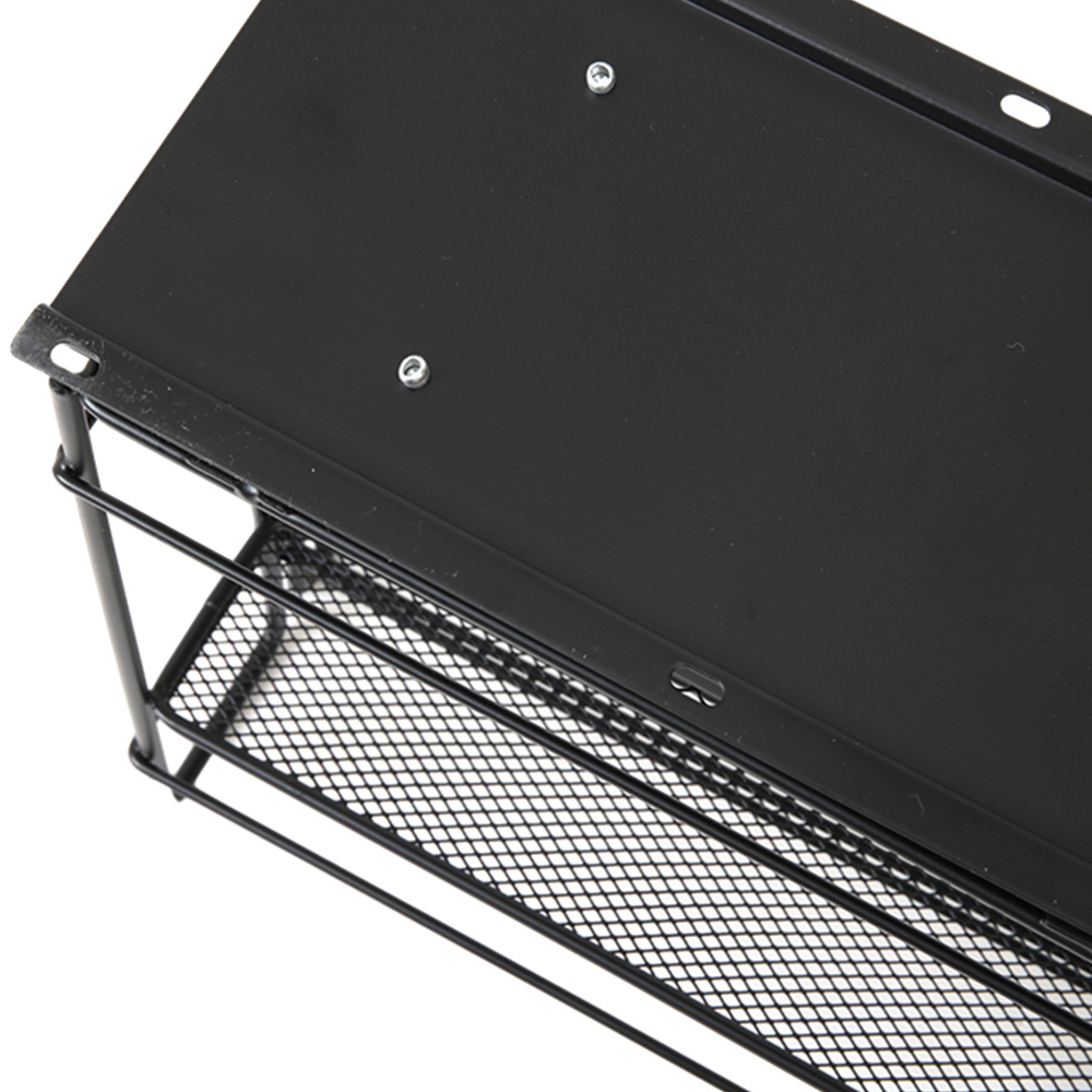 Living and Home 2 Tier Slide Out Metal Spice Rack for Cabinet Image 8