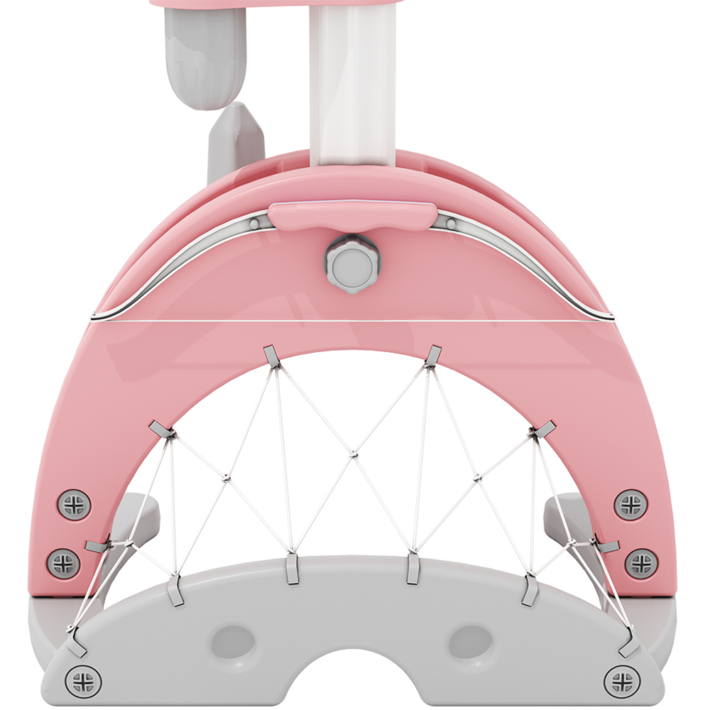 Living and Home Pink 6 in 1 Toddler Basketball Stand Set Image 7