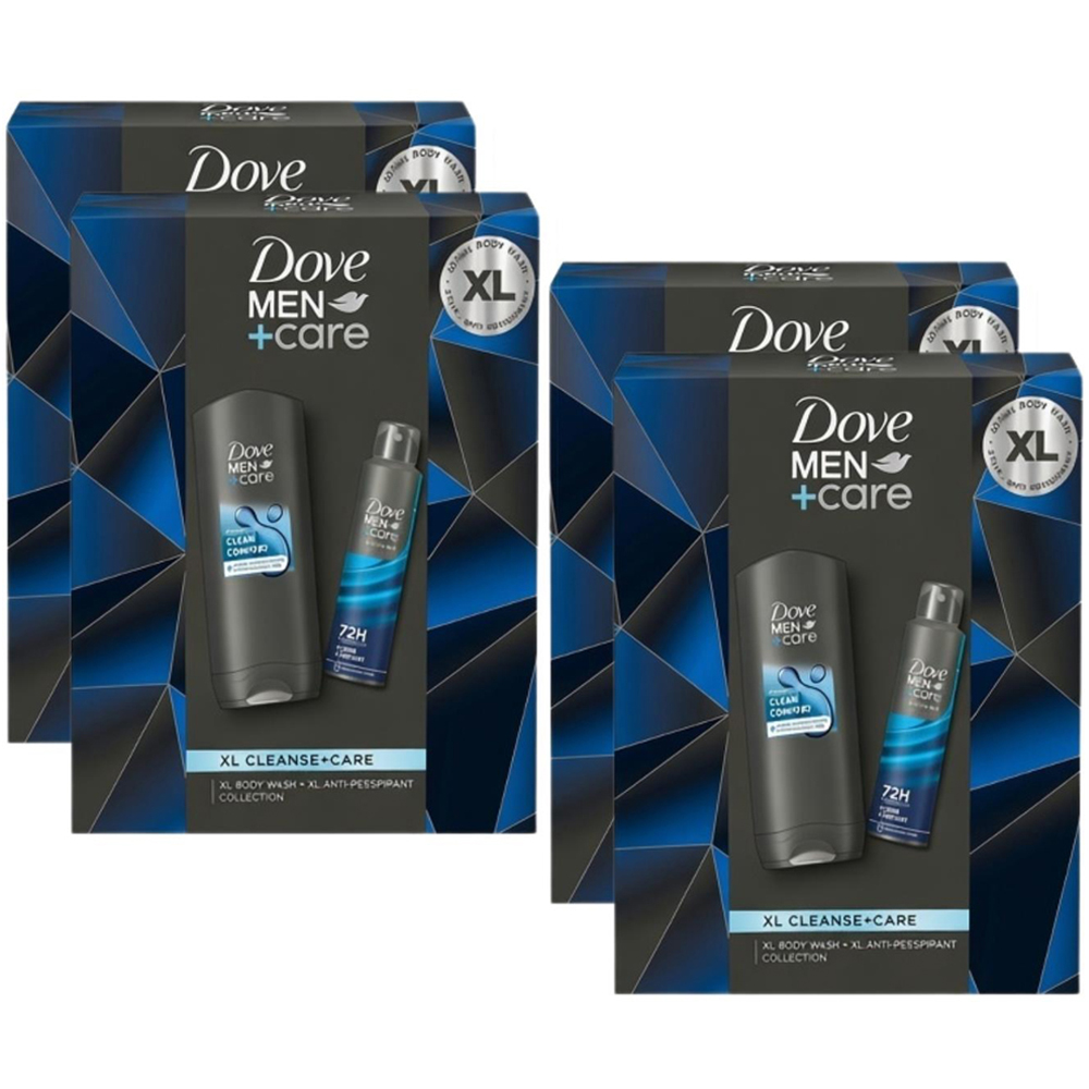 Dove Men+Care Cleanse+Care XL Duo Gift Set 4 Pack Image 1