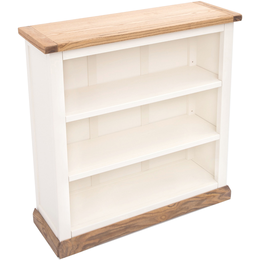 Tropea 3 Shelf Off White Bookcase Image 4