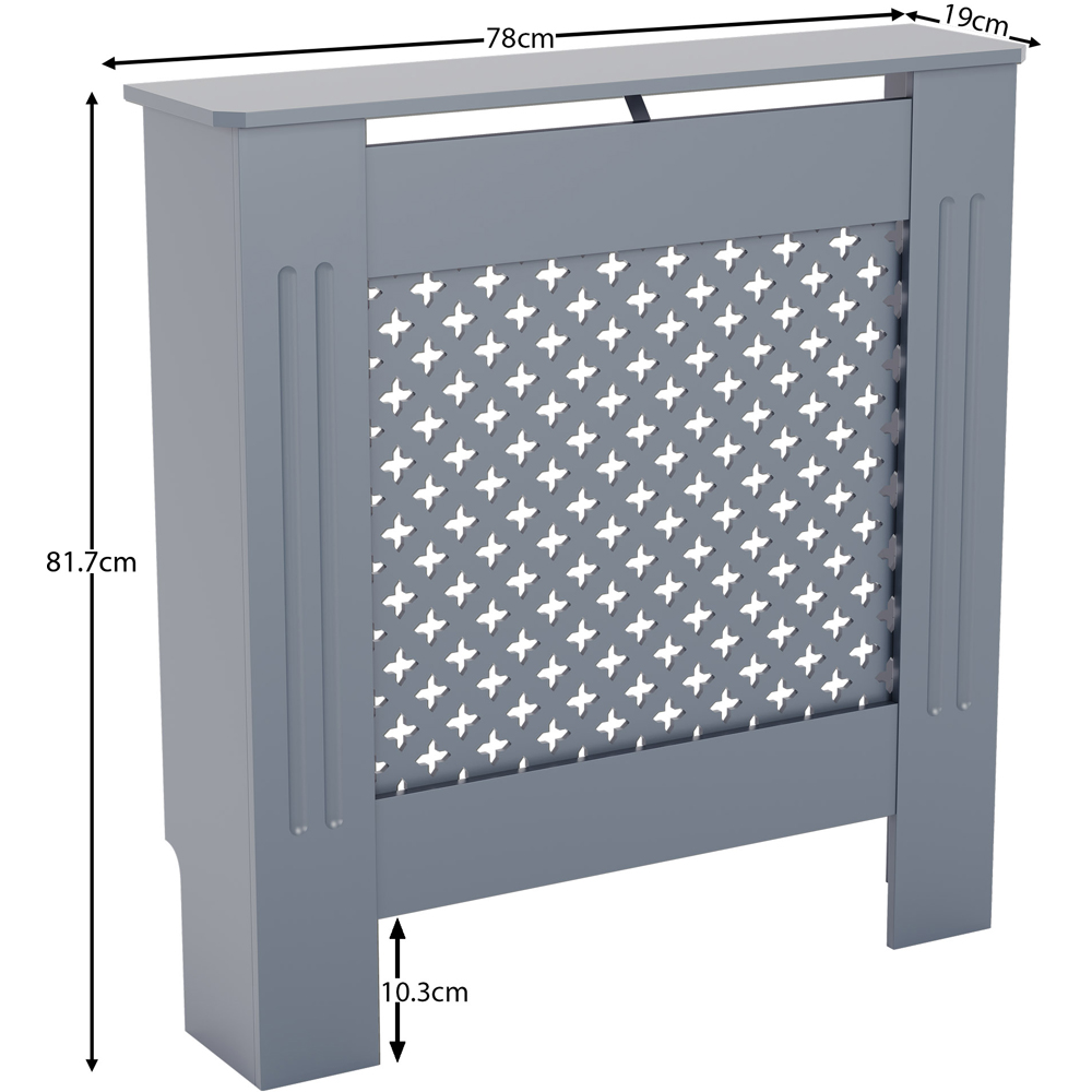 VIDA DESIGNS Oxford Grey Radiator Cover Small Image 7