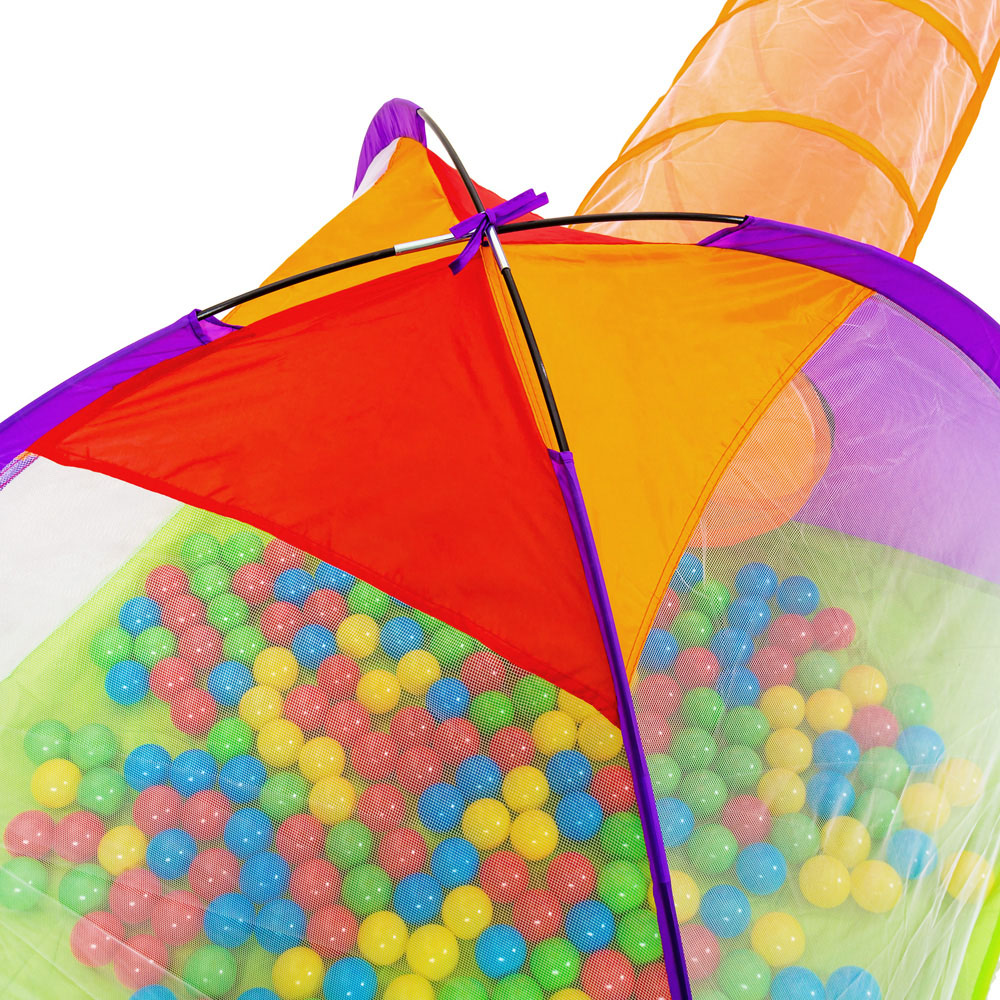 tectake Kids Colourful Ball Pit and Play tent 370 x 115 x 107cm Image 4