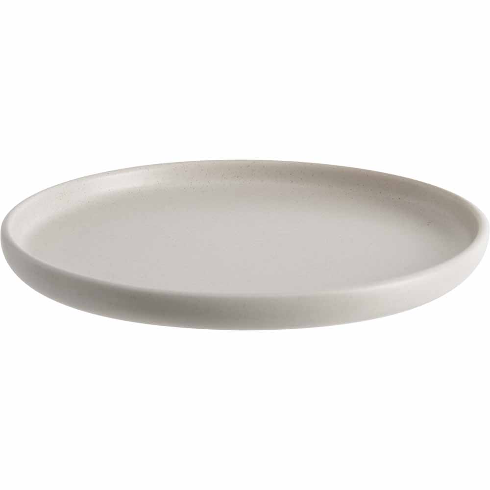 Wilko Cream Speckled Dinner Plate Image 3
