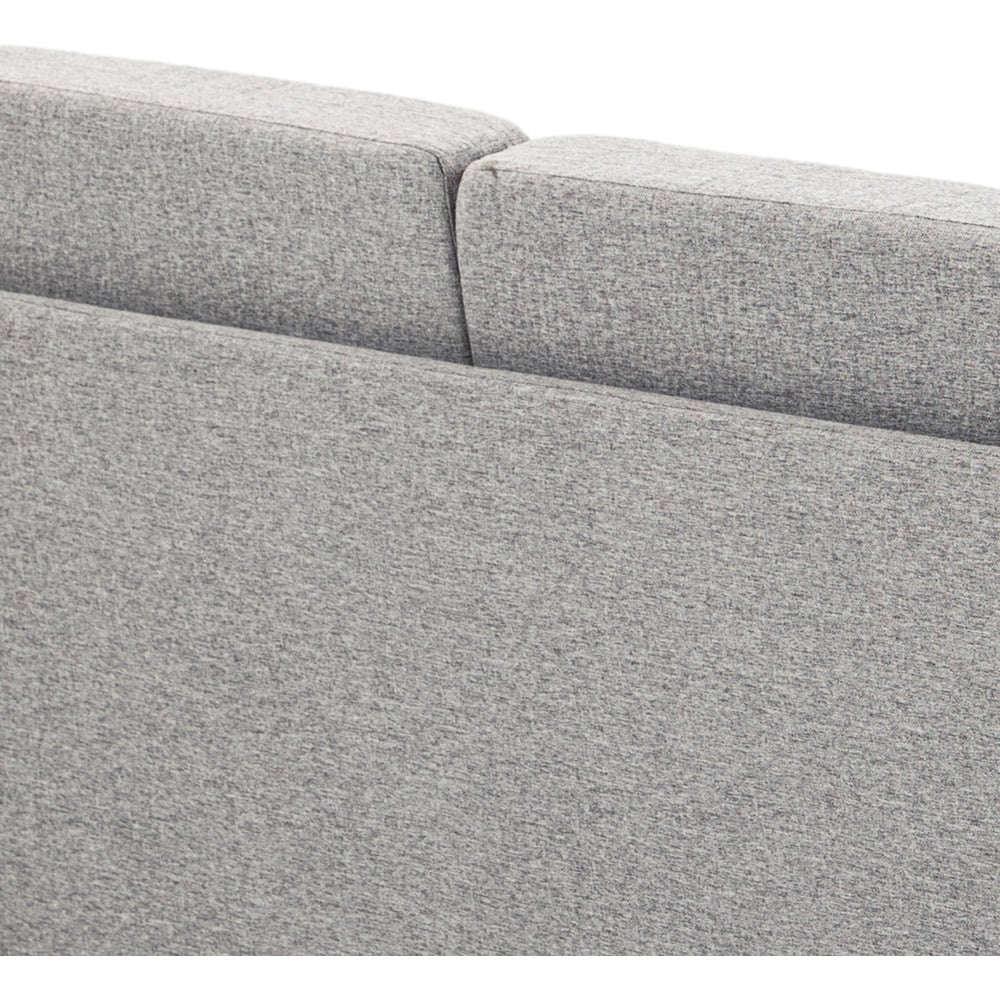 Portland 2 Seater Light Grey Linen Loveseat Sofa Image 3
