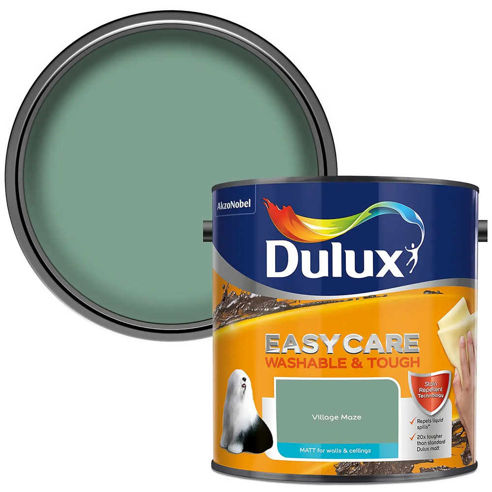 Dulux Easycare Washable & Tough Village Maze Matt Paint 2.5L Image 1