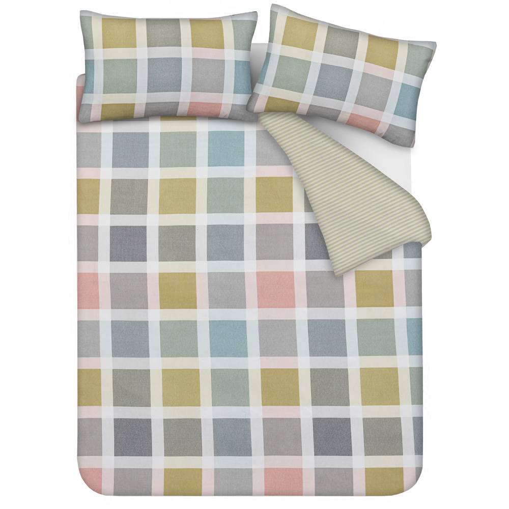 Smart Living Single Crosshatch Check Complete Set Image 3