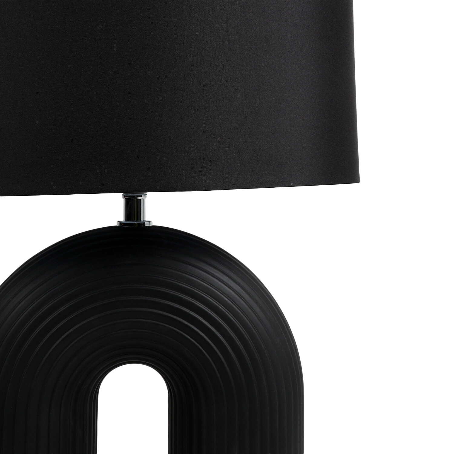 Black Arch Table Lamp Image 3