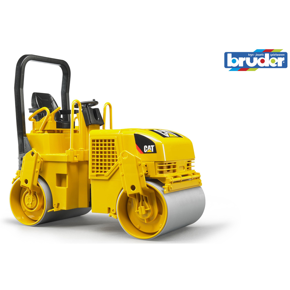 Bruder Kids Cat Asphalt Drum Compactor Playset Model Image 4