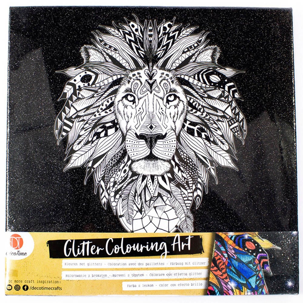 Deco Time Glitter Colouring Art Image 5