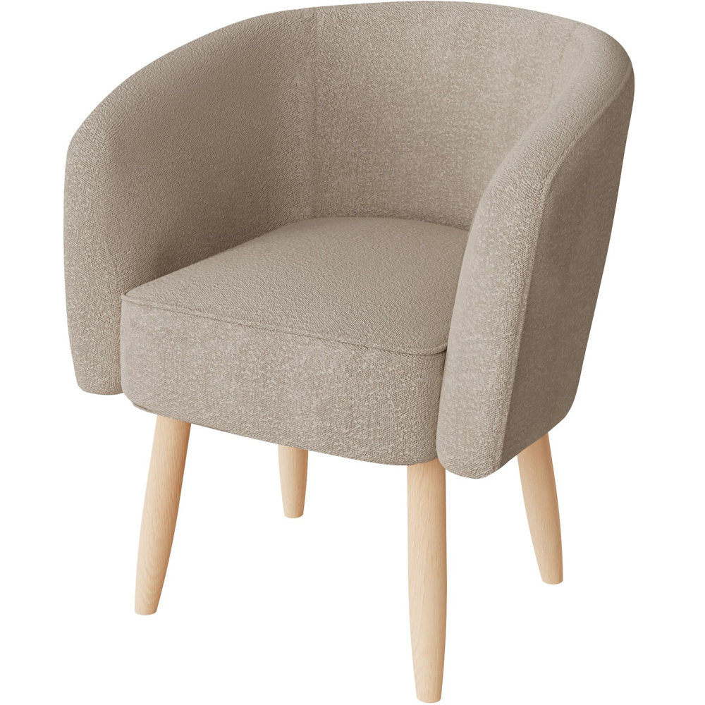 Boucle tub chair discount