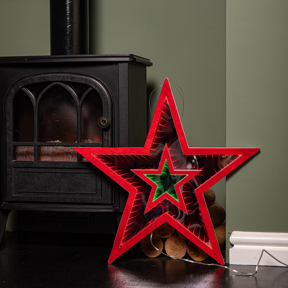Samuel Alexander Light Up Star Infinity Christmas Decoration 47cm Image 4