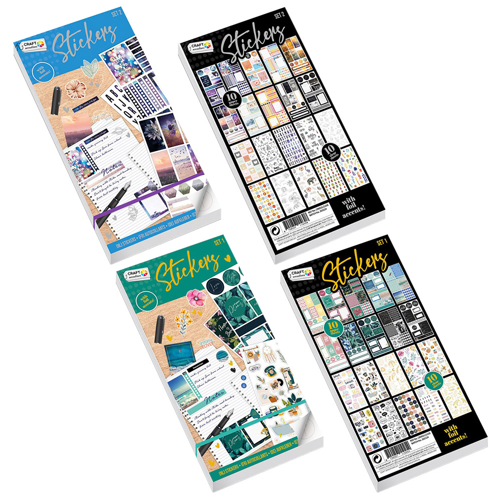 Single Craft Sensations Sticker Book in Assorted styles Image 1