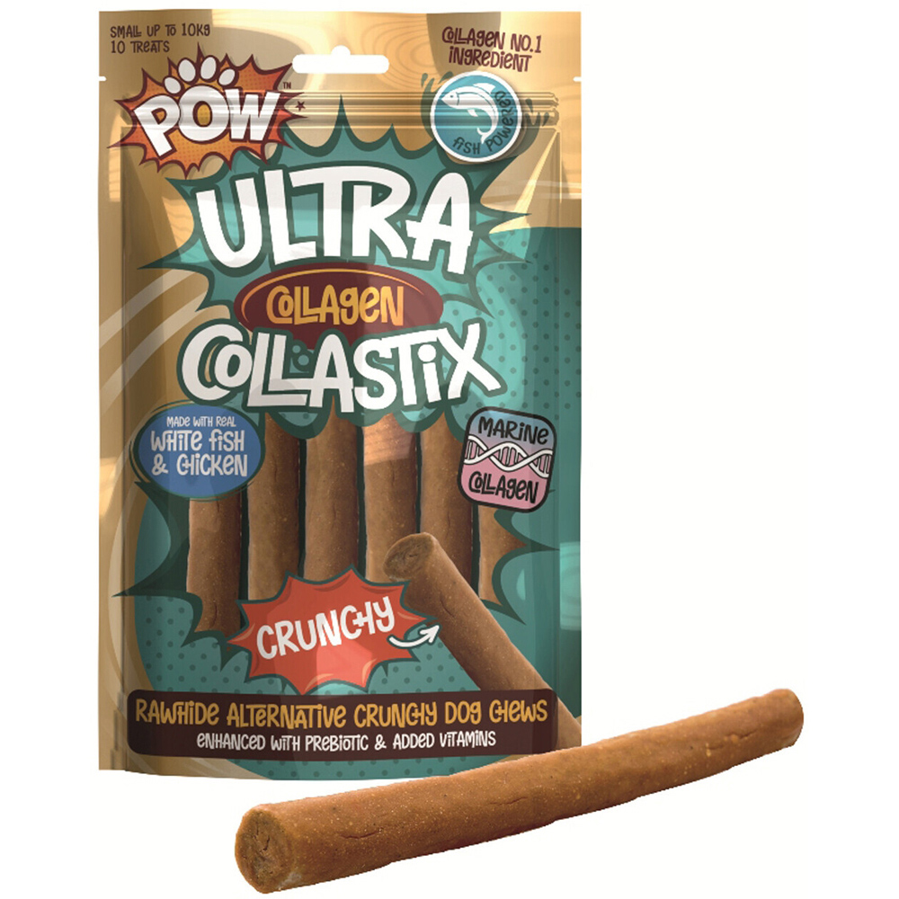 Pow Ultra Collagen Collastix Dog Treats Image 1