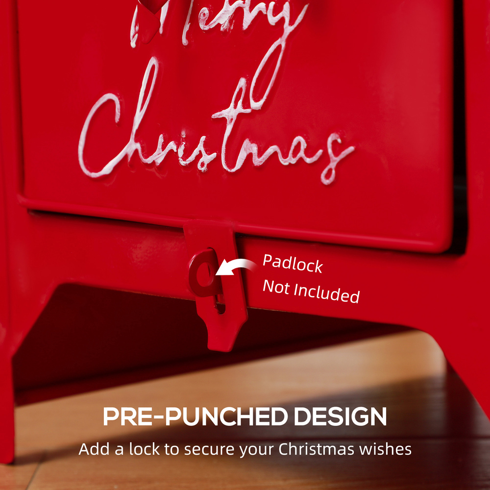 Everglow Freestanding Wall Mounted Post Box Christmas Decoration Image 6