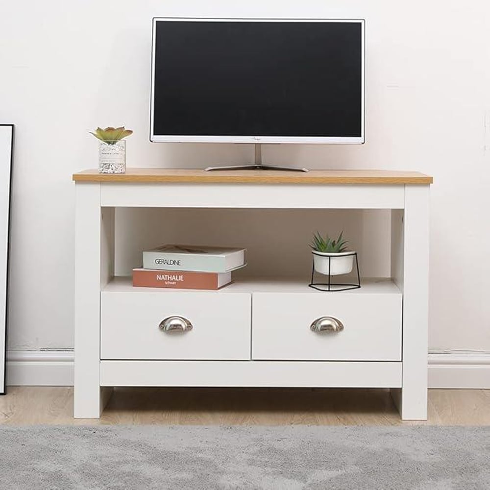 Kosy Koala 2 Drawer White TV Cabinet Image 5
