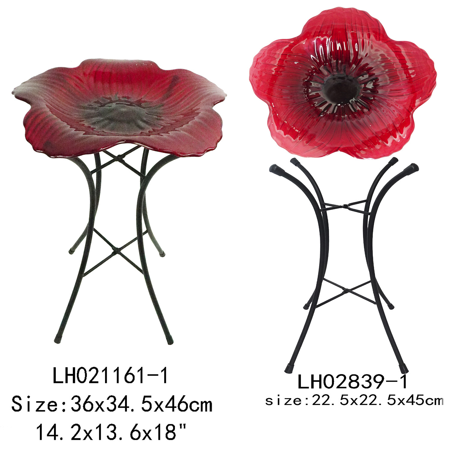 My Garden Poppy Bird Bath Image 2