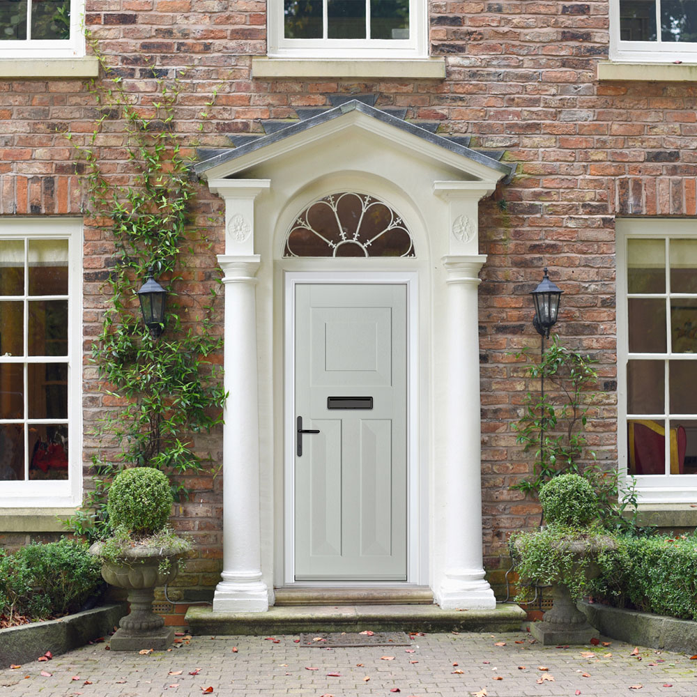 Crystal-Direct Eaton Solid Agate Grey GRP None Glass Right Hand Open Front Door 2090 x 920mm Image 2