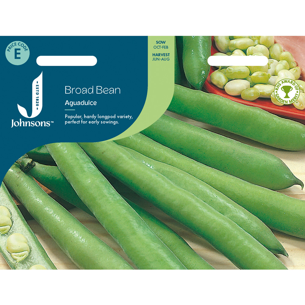 Pack of Broad Bean Aguadulce Seeds Image 1
