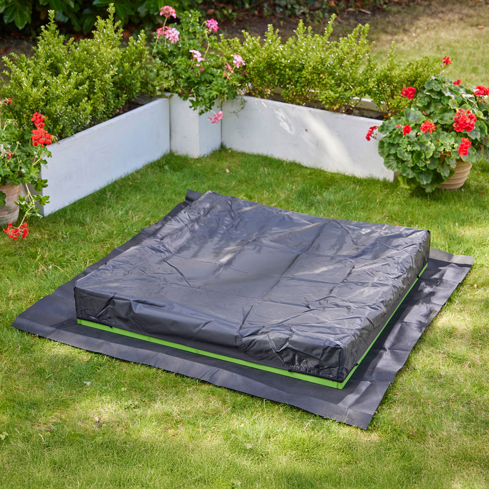 Liberty House Toys Kids Basic Sandpit with Cover Image 7