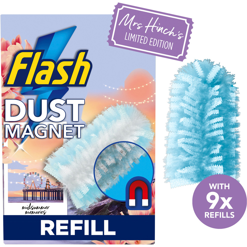 Pack of 9 Flash Mrs Hinch Dust Magnet Refills Image 2
