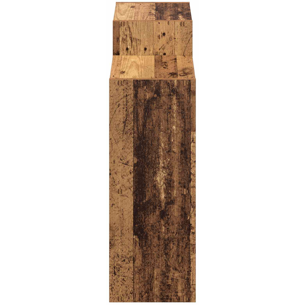 vidaXL 6 Open Shelf Old Wood Sideboard Image 6