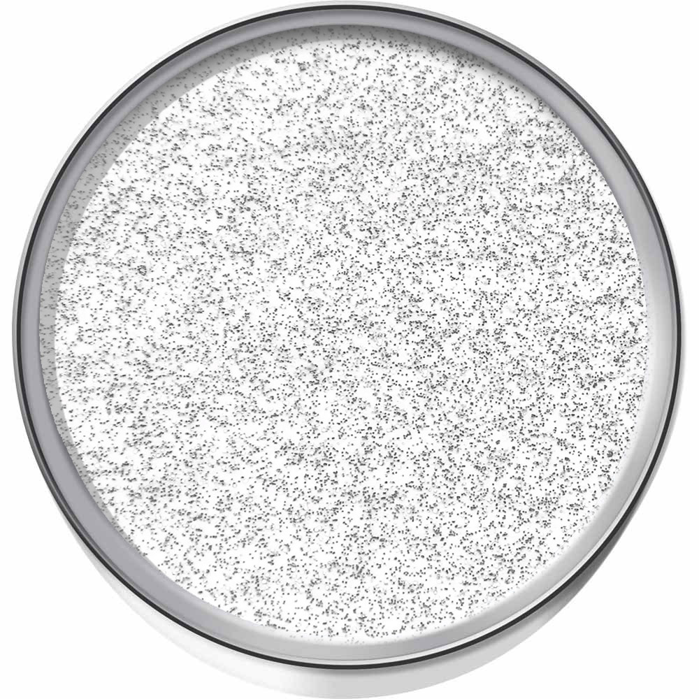 Rust-Oleum Glitter Silver Sparkling Finish Paint 125ml Image 3