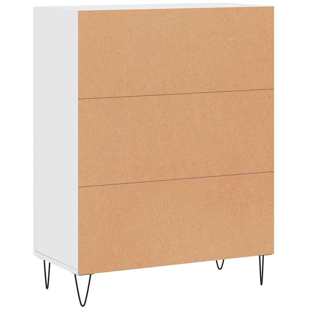 vidaXL 2 Door White Sideboard Image 8