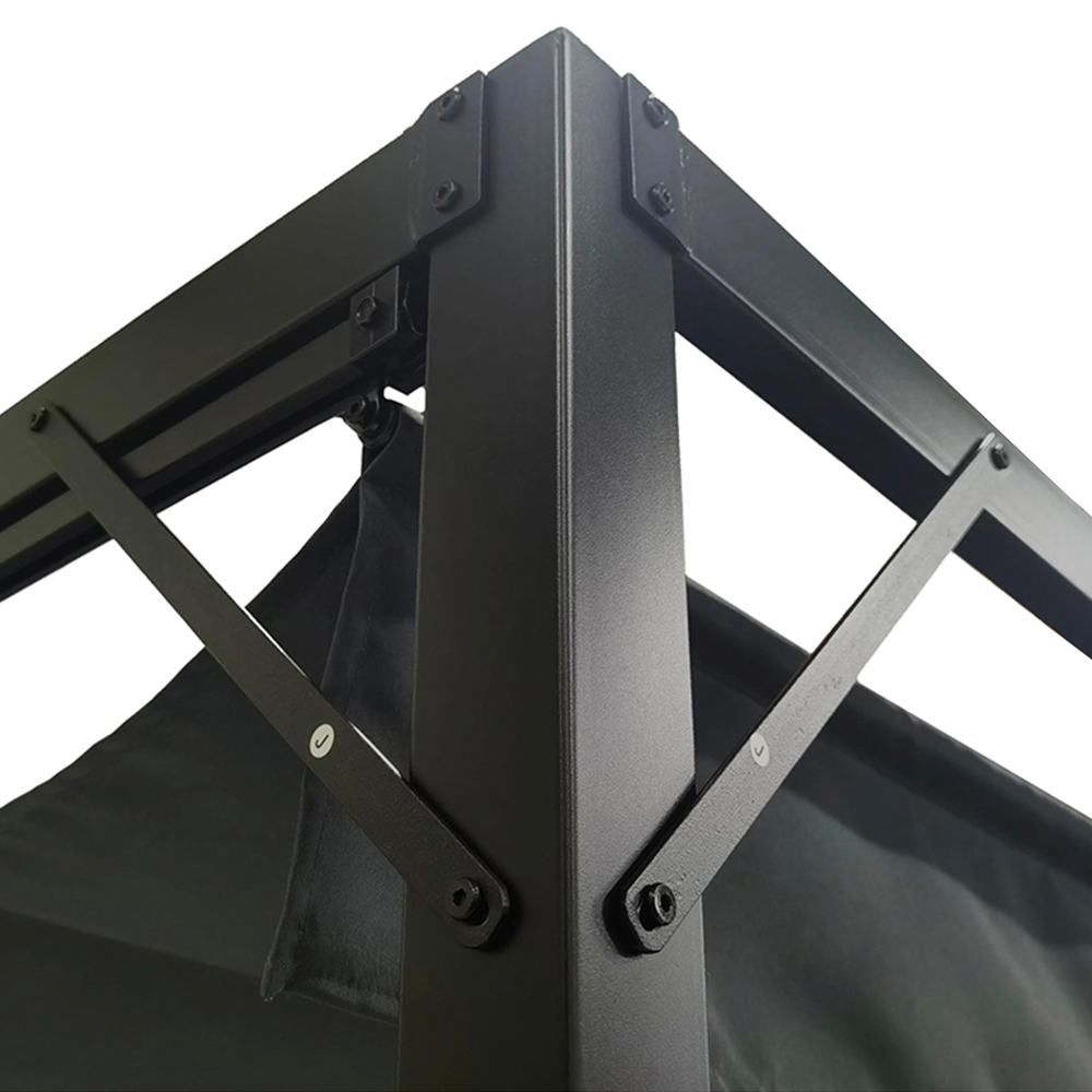 Jack Stonehouse Manhattan 3 x 2.15m Grey Garden Pergola with Retractable Canopy Image 4