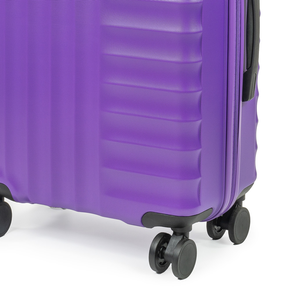 Pierre Cardin Medium Purple Trolley Suitcase Image 3