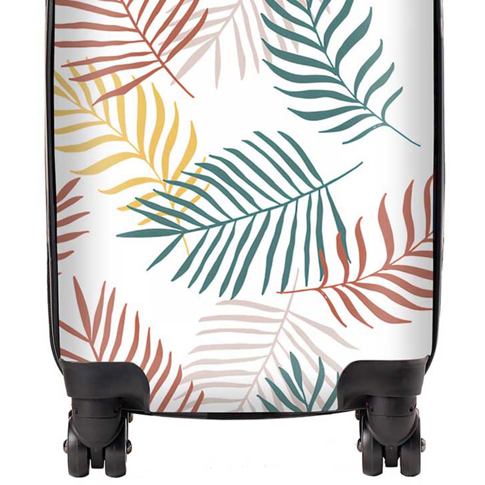 Warren Reed Designer Small Palm Branches in Natural Colours Suitcase Image 2