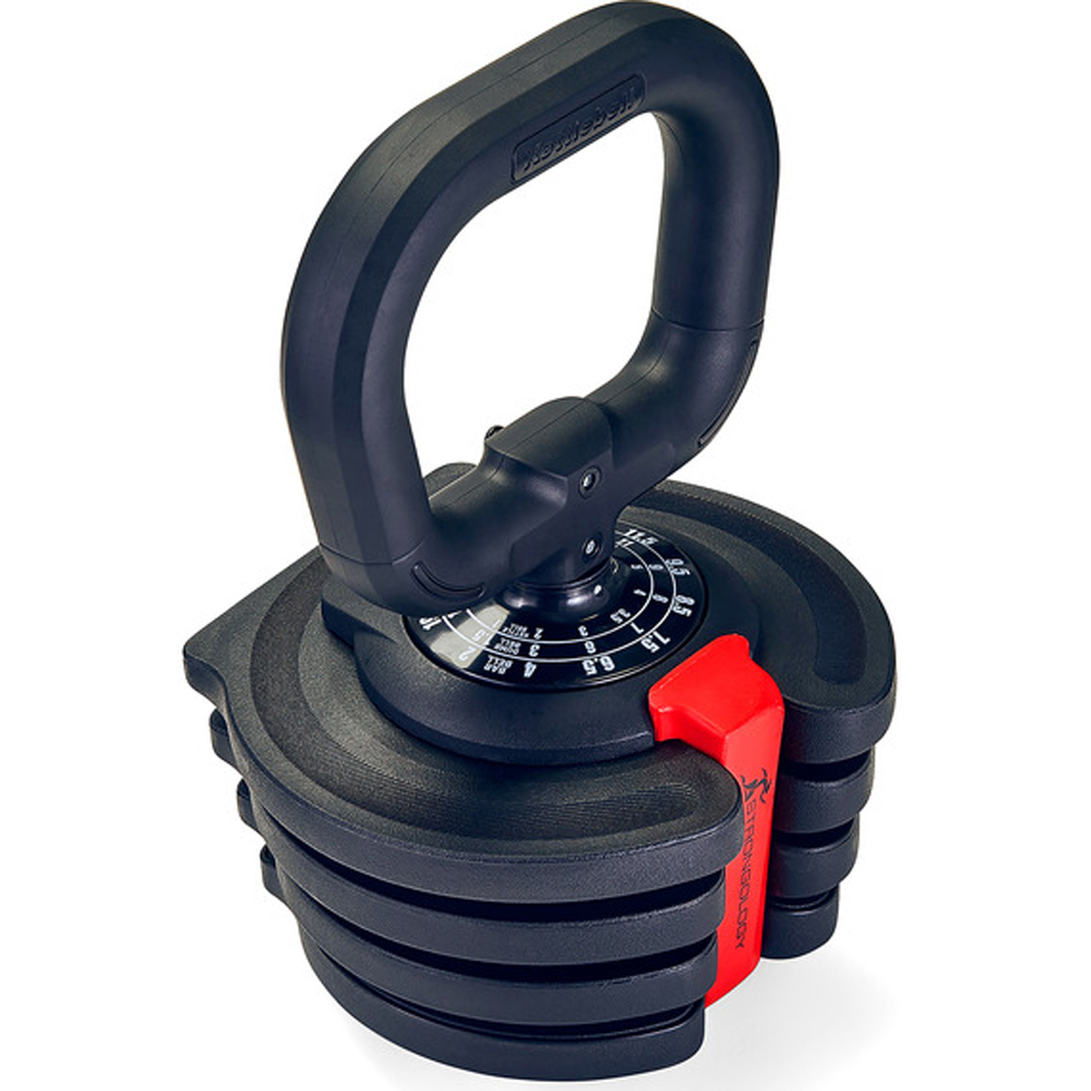 Strongology ELEMENT10 Black and Red Adjustable Kettlebell 1kg to 10kg Image 4