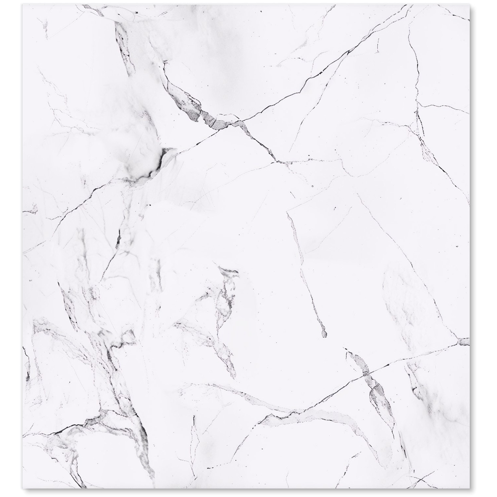 Warren Reed Designer White Marble Effect Kitchen Splashback 65 x 60cm Image 2