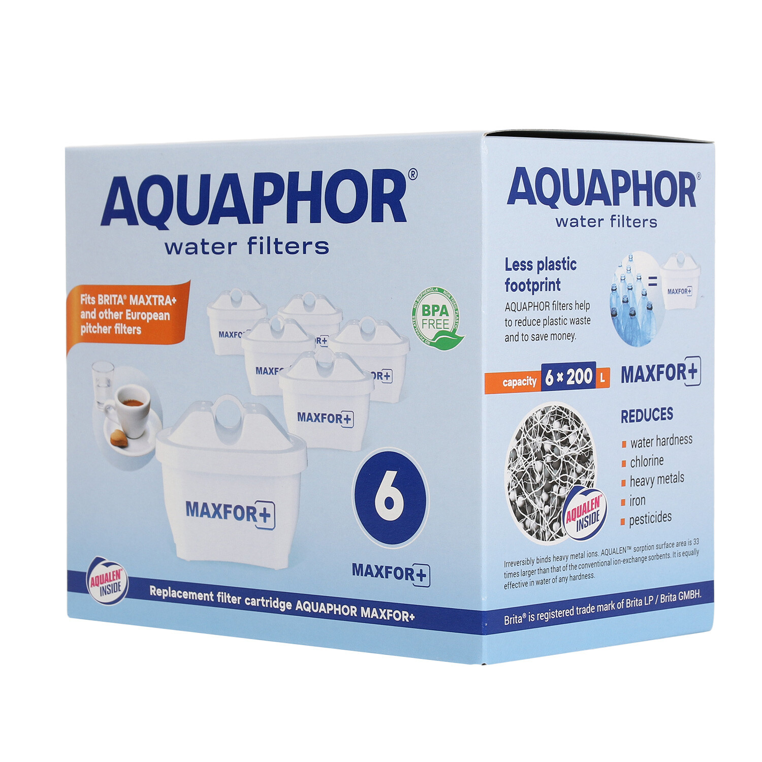 Pack of Aquaphor Maxfor Filter Cartridges - 6 Image 2