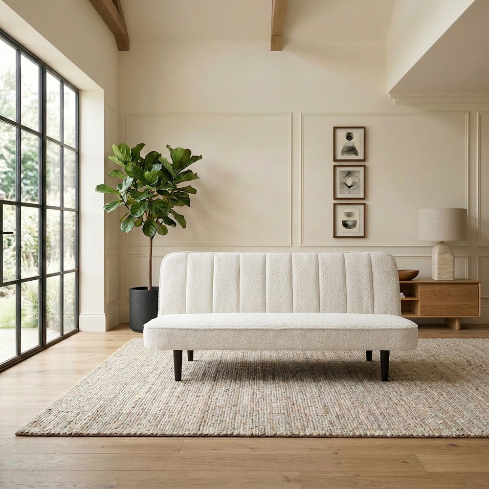Sutton Sofa Bed White Image 5