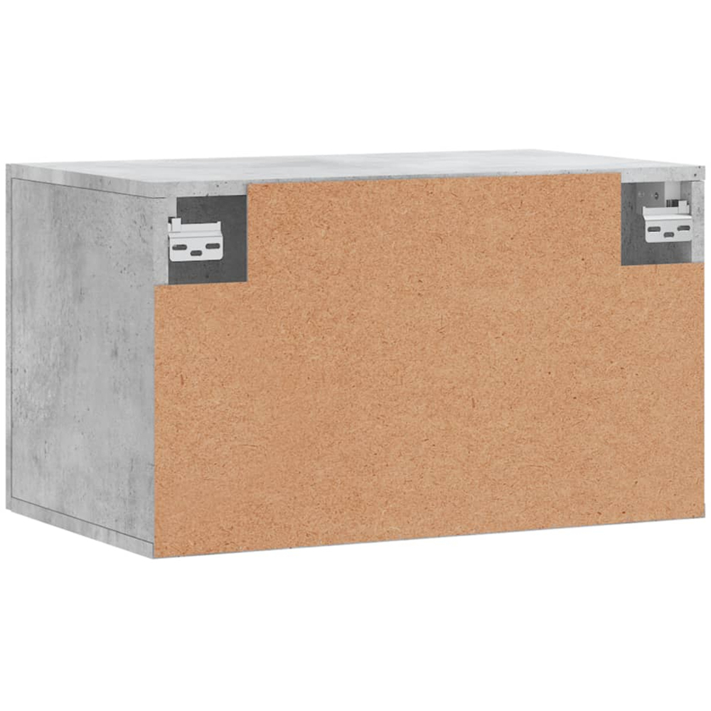 vidaXL 2 Door Concrete Grey Wall Cabinet Image 8