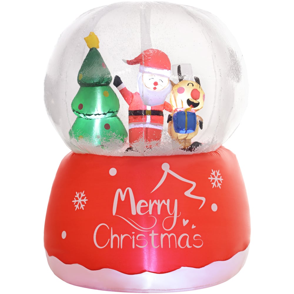 Everglow LED Inflatable Crystal Ball Christmas Decoration 5.5ft Image 2