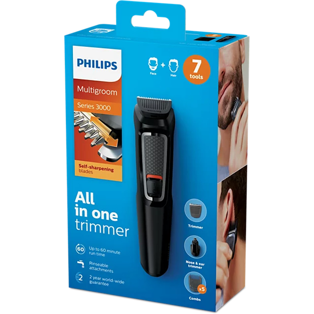 Philips Multigroom Series 3000 MG3720/33 7-in-1 Face and Hair Trimmer Image 4